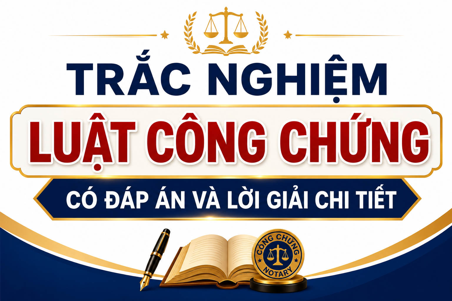 Trắc nghiệm tình huống Luật Công chứng