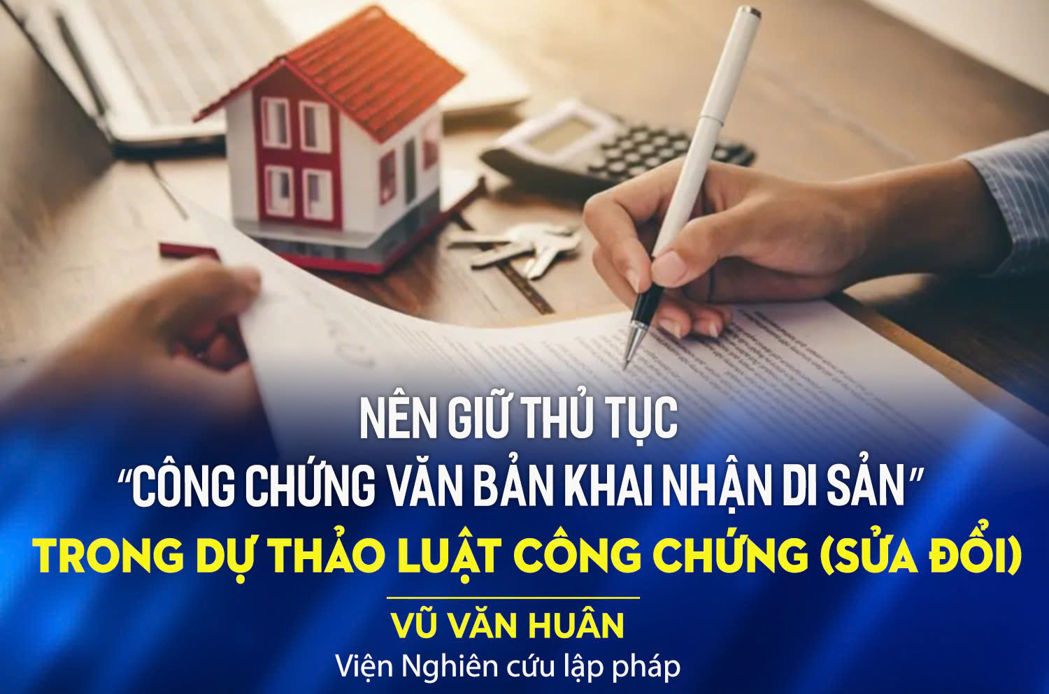 “công chứng văn bản khai nhận di sản”