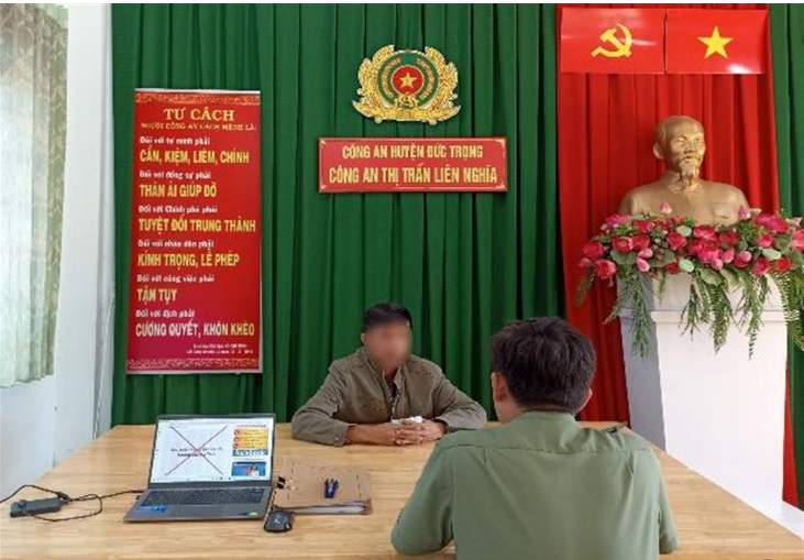 Cơ quan Công an triệu tập, làm việc với đối tượng tham gia quản trị các nhóm kín, báo "chốt" CSGT trên mạng xã hội.