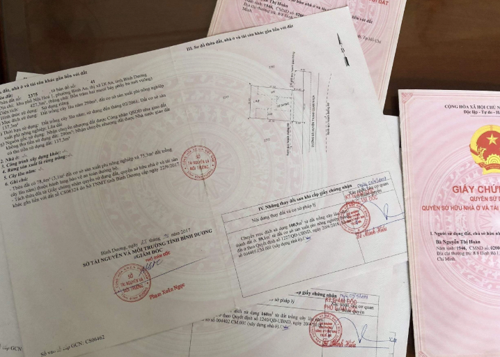 Hồ sơ, thủ tục sang tên Sổ đỏ một phần thửa đất