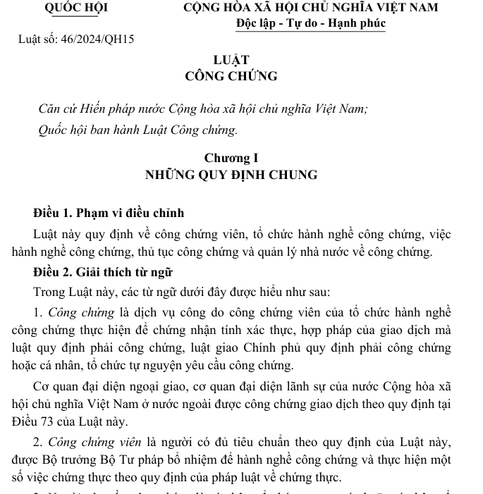 Luật công chứng