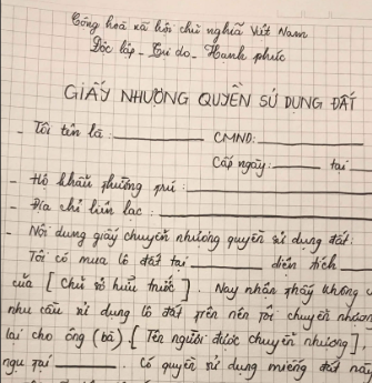 Mua bán đất bằng giấy viết tay: Hiểu thế nào mới đúng?