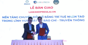 Ra mắt nền tảng trí tuệ nhân tạo trong lĩnh vực Luật và Báo chí- Truyền thông
