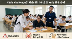 Hình thức kỷ luật đi thi hộ và nhờ thi hộ như thế nào?