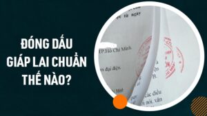Hướng dẫn cách ký tên, đóng dấu giáp lai, dấu treo quy định mới nhất
