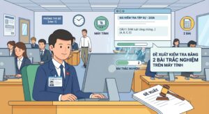 Kiểm tra kết quả tập sự hành nghề công chứng bằng 2 bài trắc nghiệm theo đề xuất của Bộ Tư pháp